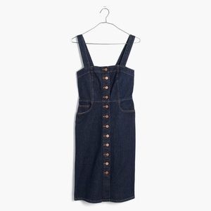 Denim Overall Dress in Matilda Wash